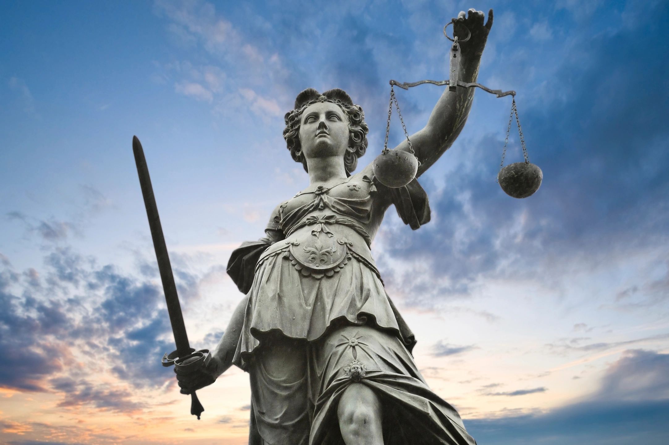 Lady Justice and scales